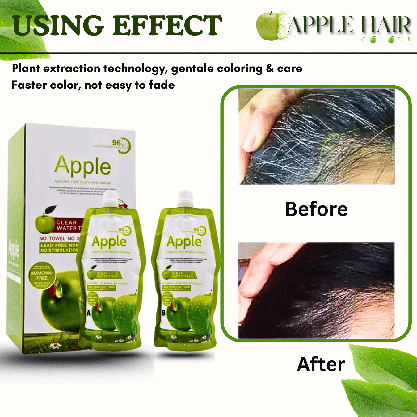 Apple Hair Color | Long Lasting Hair Color Solution